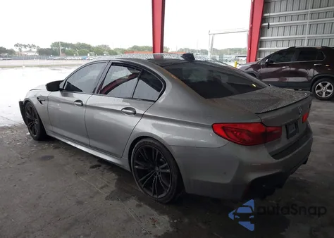2020 BMW M5 Competition из США, поврежденный, VIN WBSJF0C01LB448795